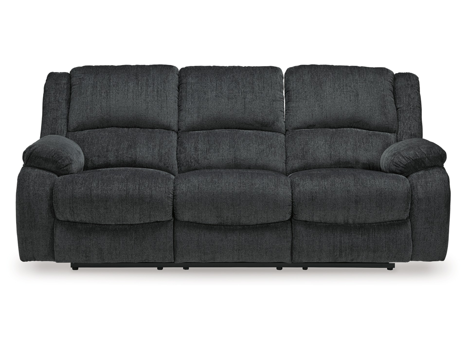 Draycoll power reclining sofa with soft upholstery and user-friendly controls, ideal for relaxation.