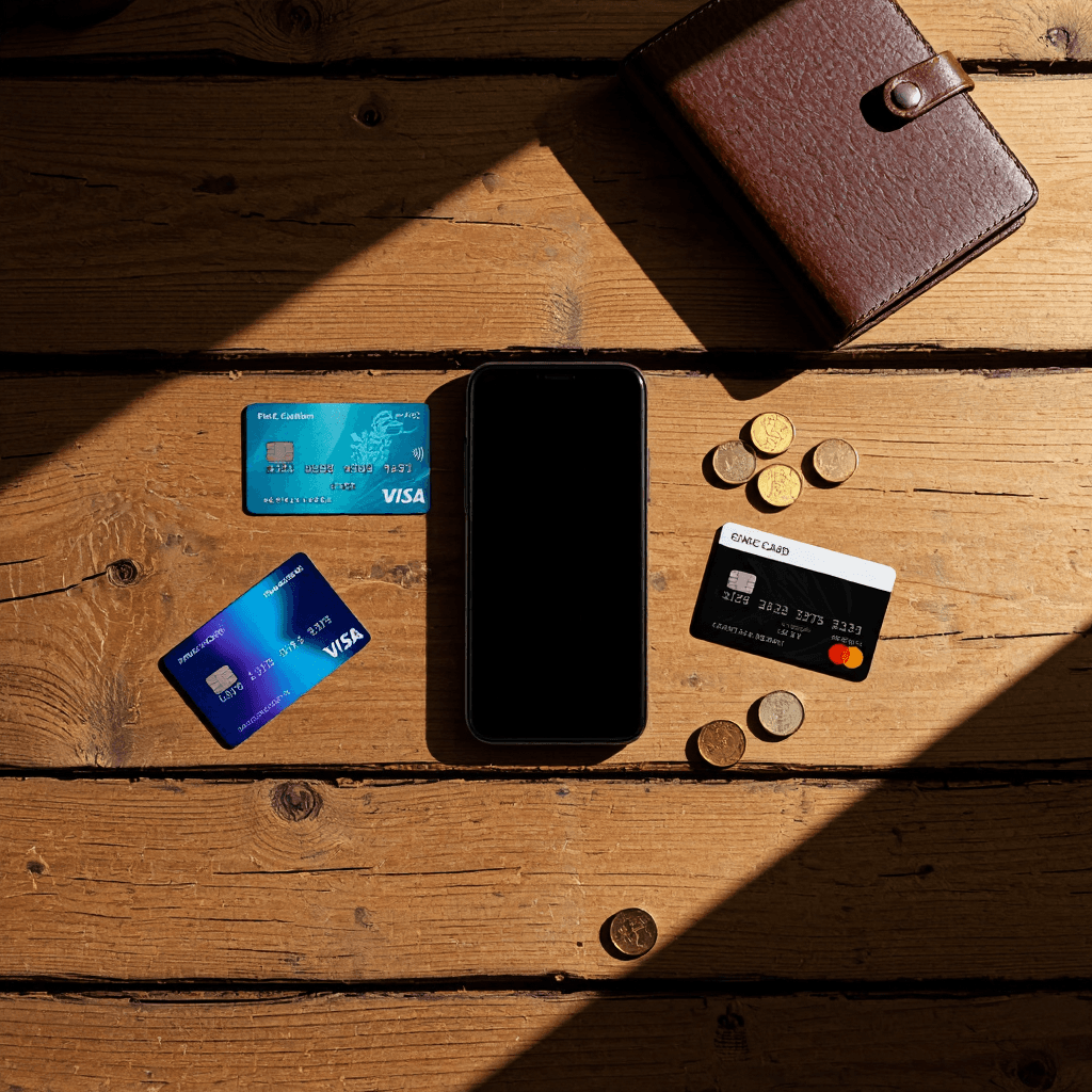 product photography of a smartphone