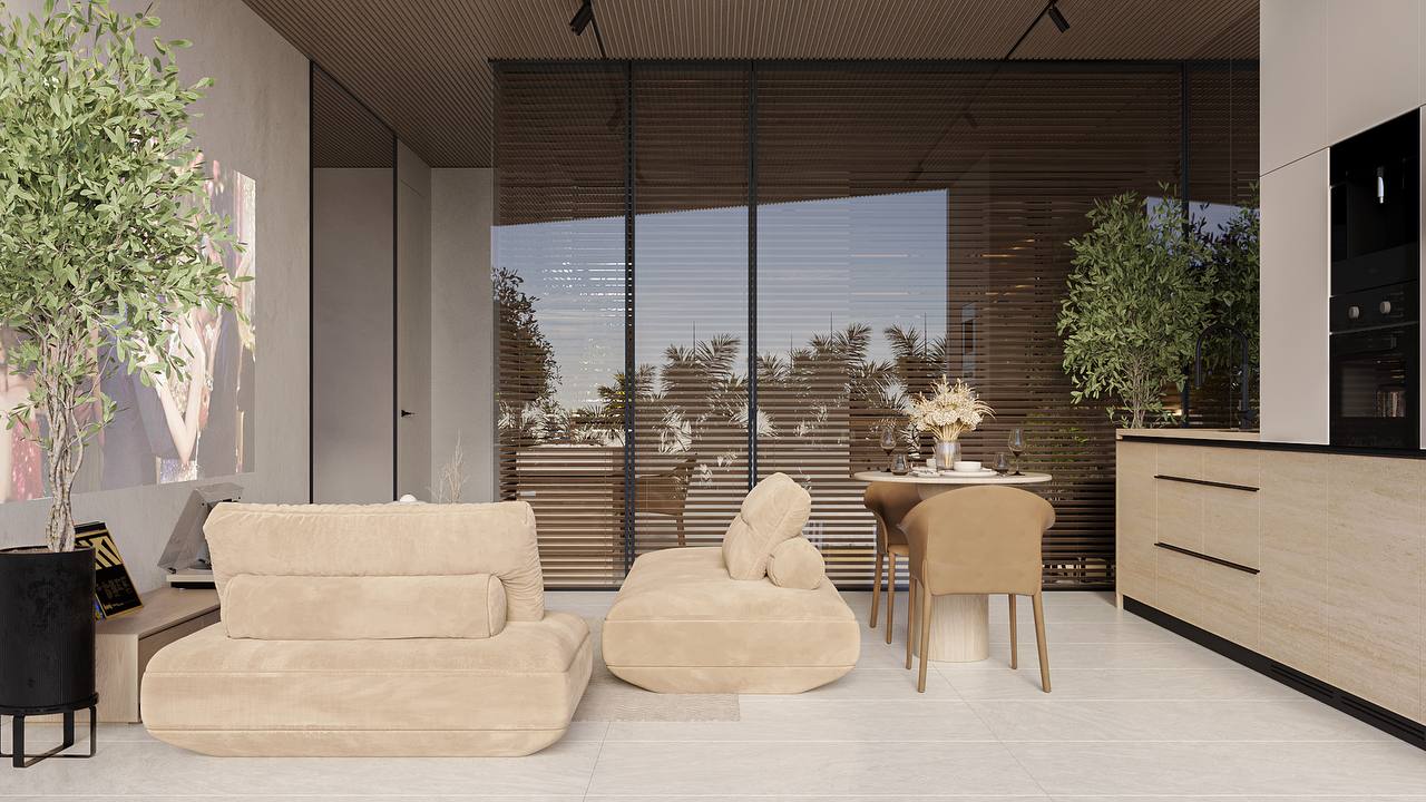 1-bedroom apartment in White Palm in Canggu