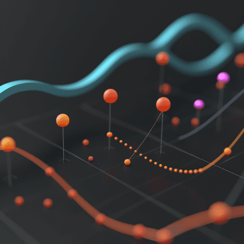 Eine Grafik, welche die Webseiten Performance über eine gewisse Zeitspanne visuell darstellt.