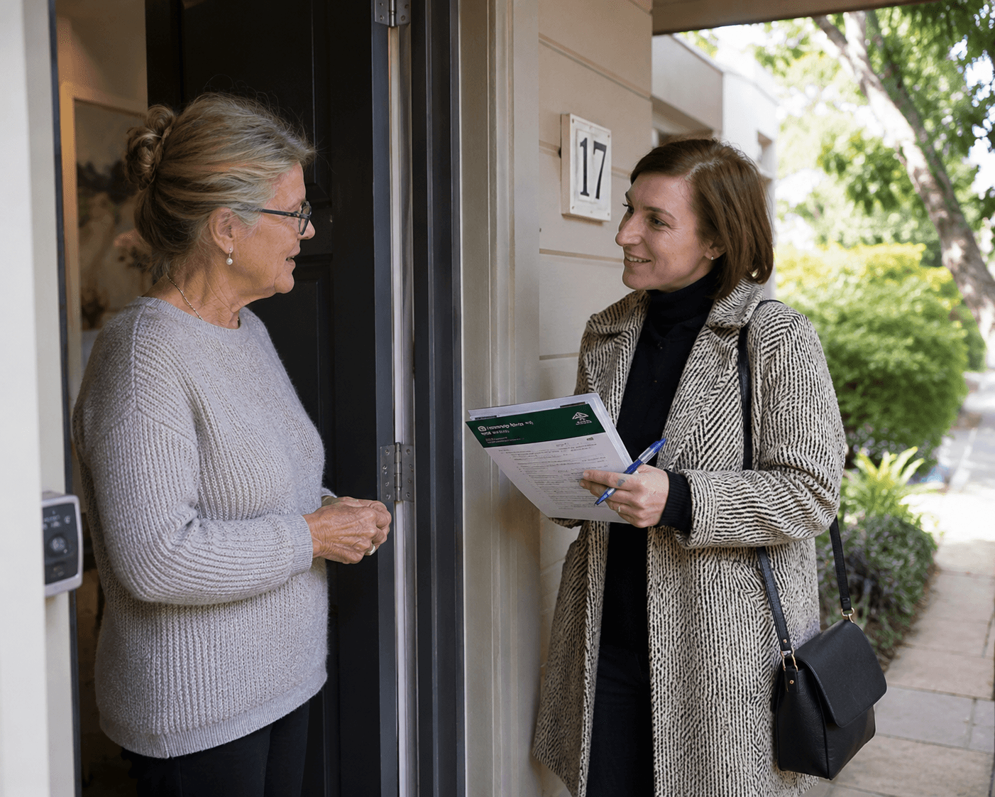 Calli doorknocking