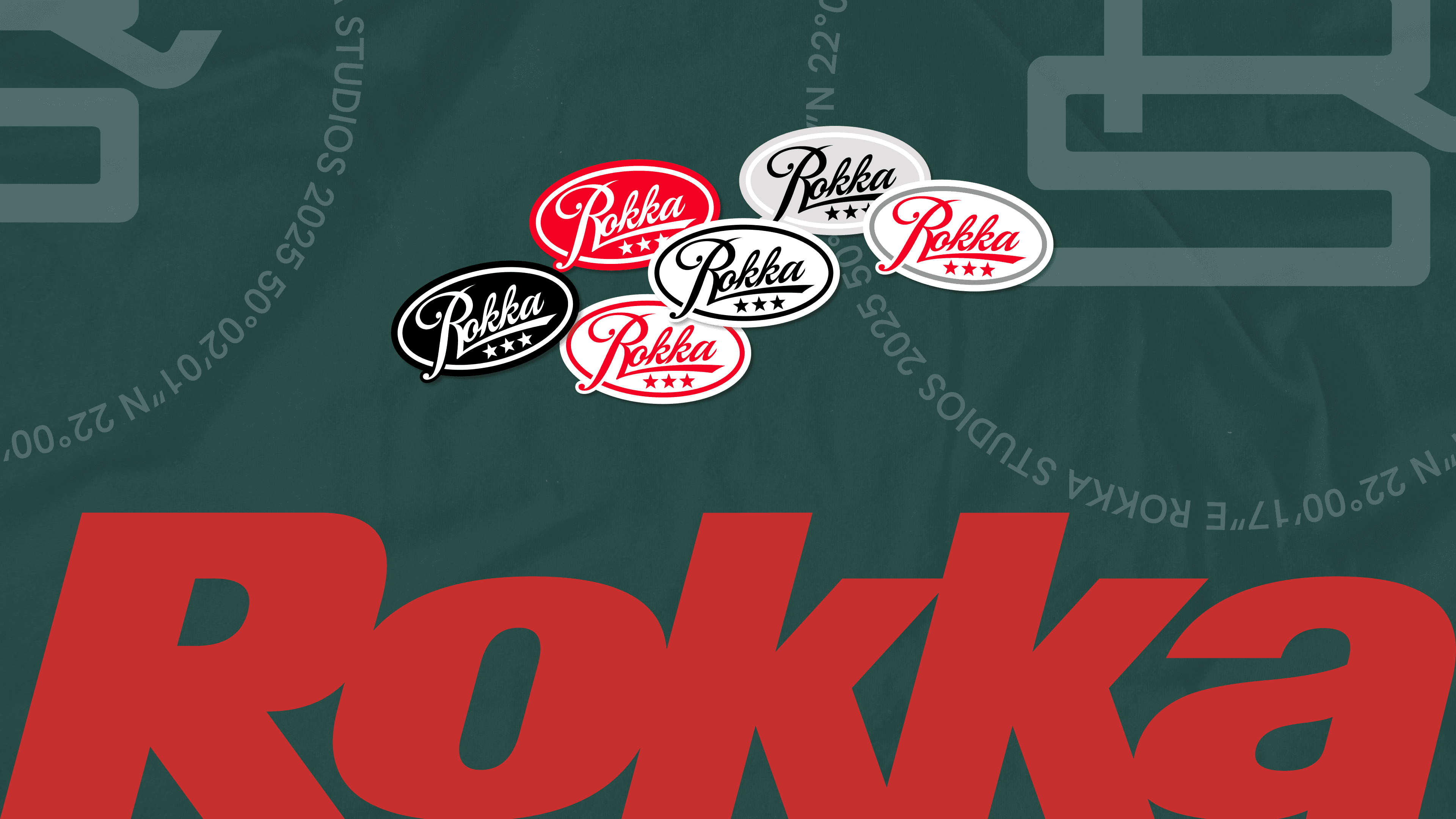 Rokka stickers and logotype