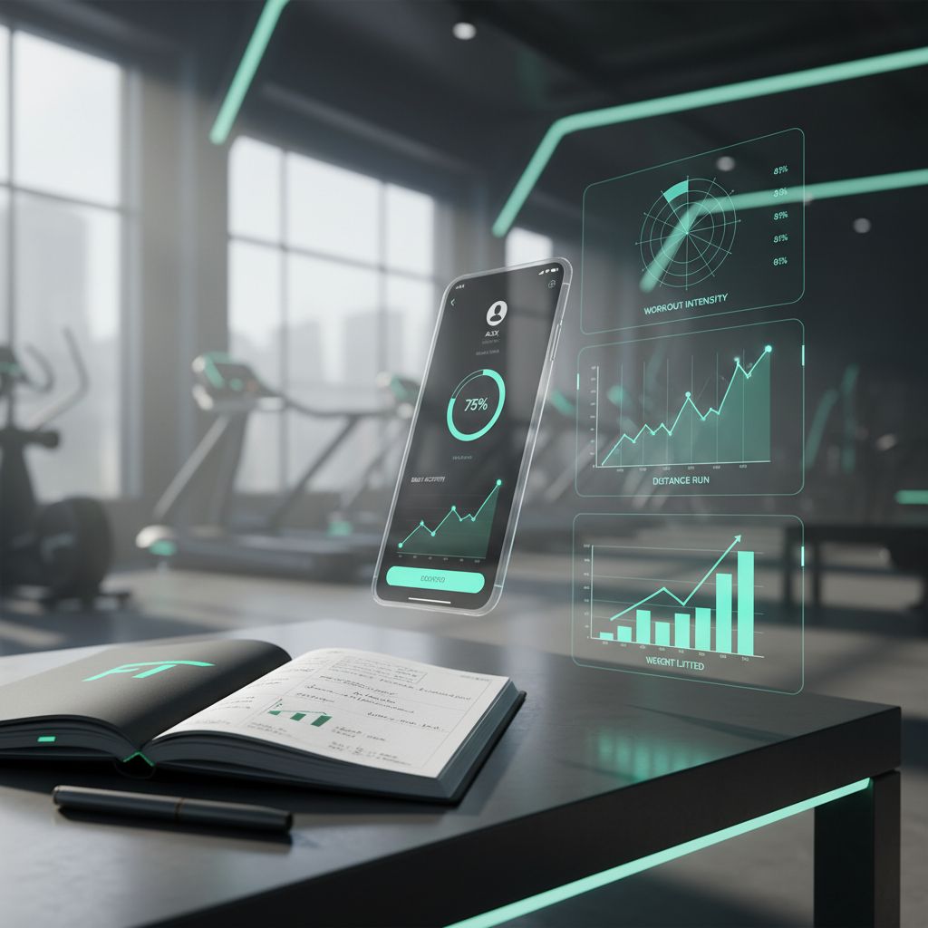 Progressive overload tracking tools including apps and workout logs