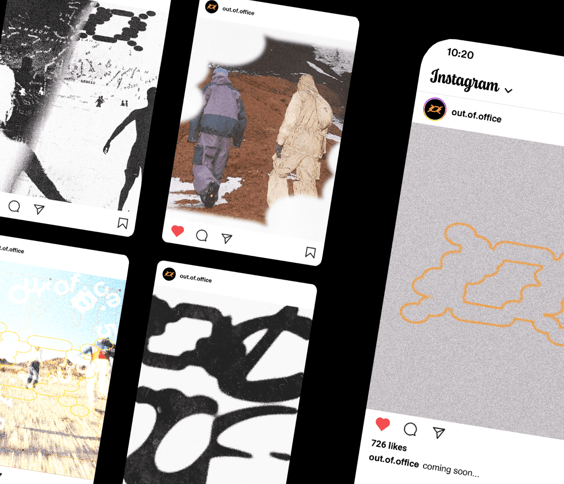 graphic over lay for brand identity logo 