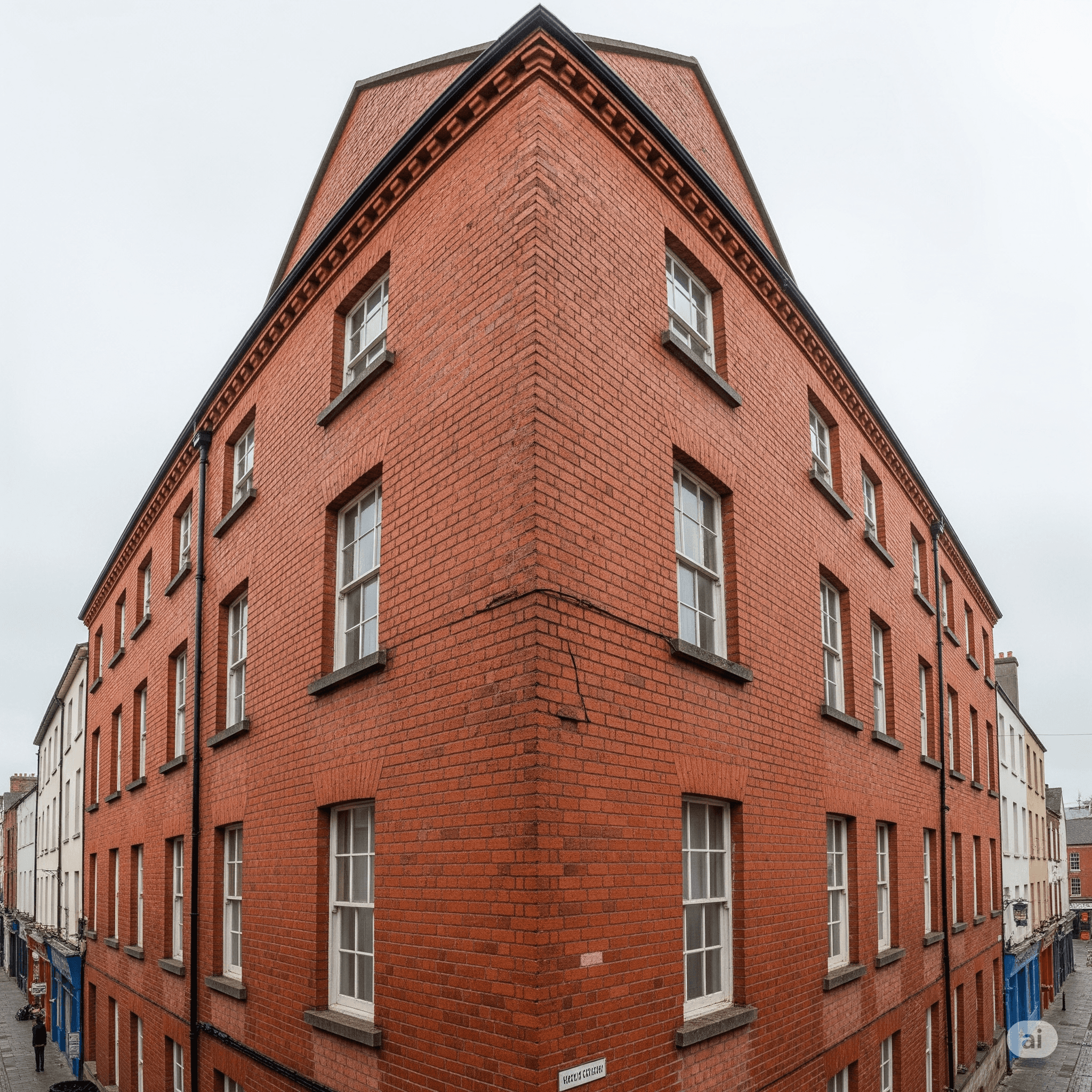 A Building after Power Washing