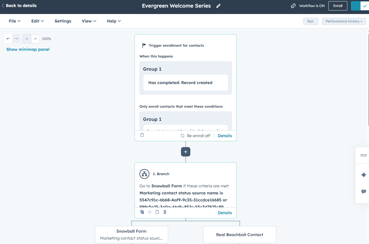 Hubspot screenshot