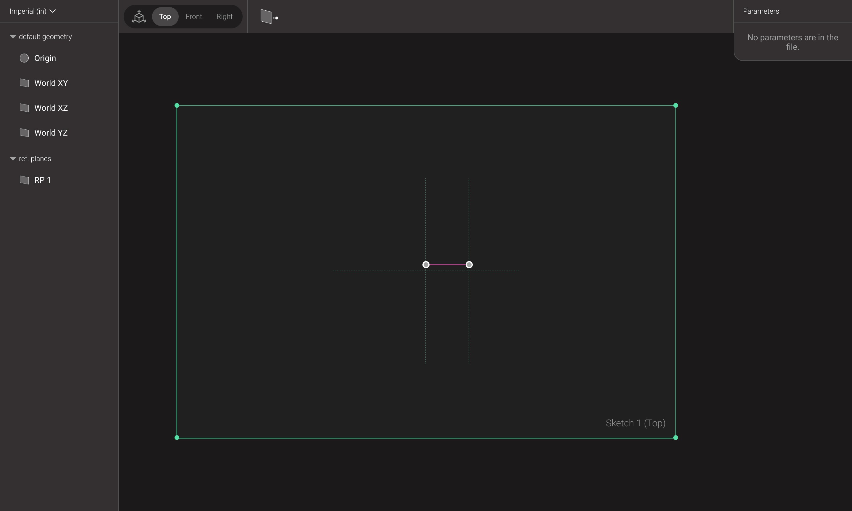 OffsetRP tool creating an RP by offsetting from a parent plane.
