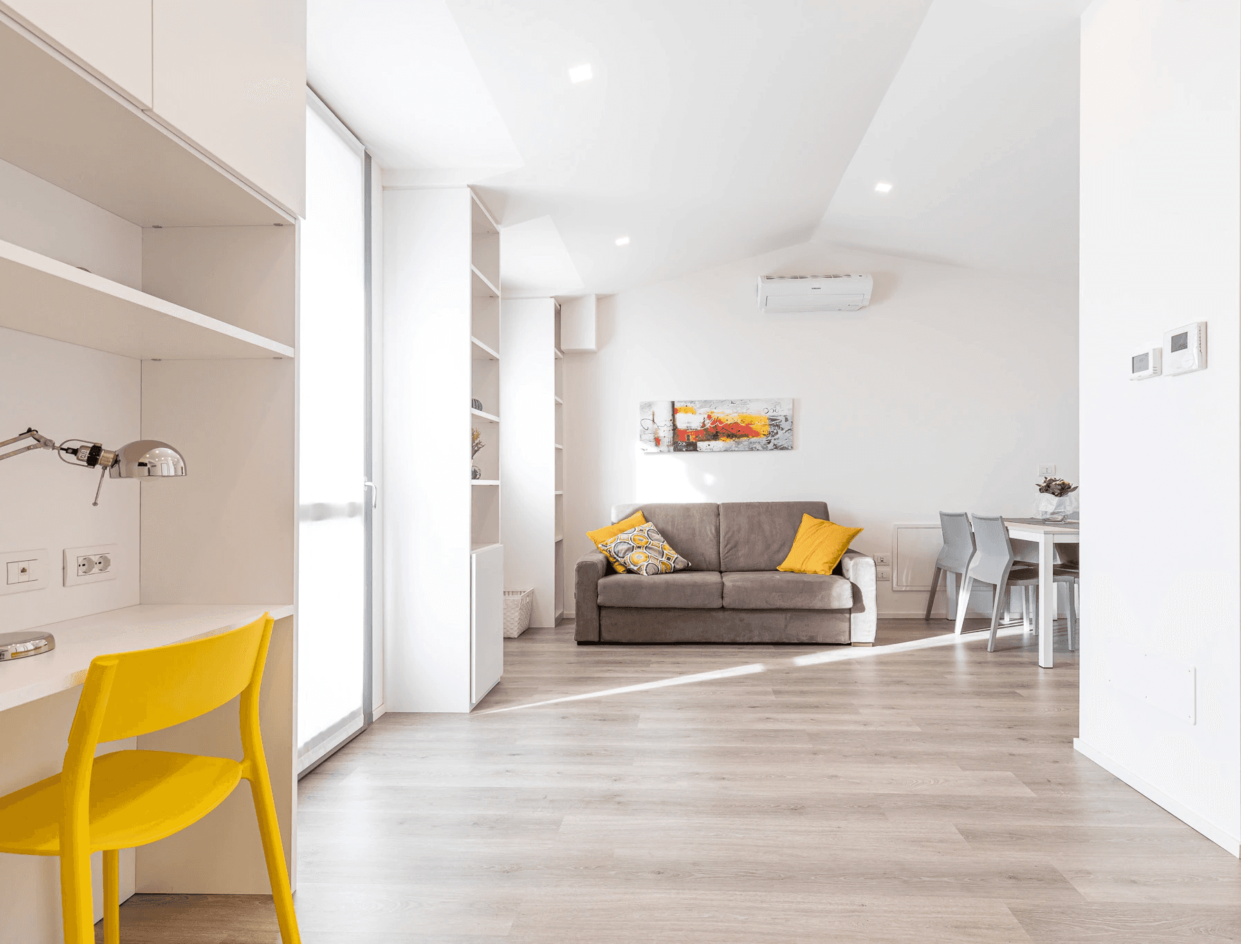 a house with a big pool