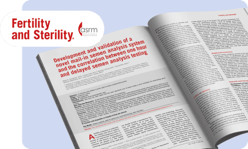 Fellow has demonstrated in peer-reviewed research published in Fertility and Sterility that our process provides clinically accurate results