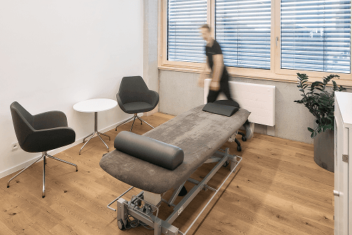 Raum für Physiotherapie bei Körperwerk in Weingarten