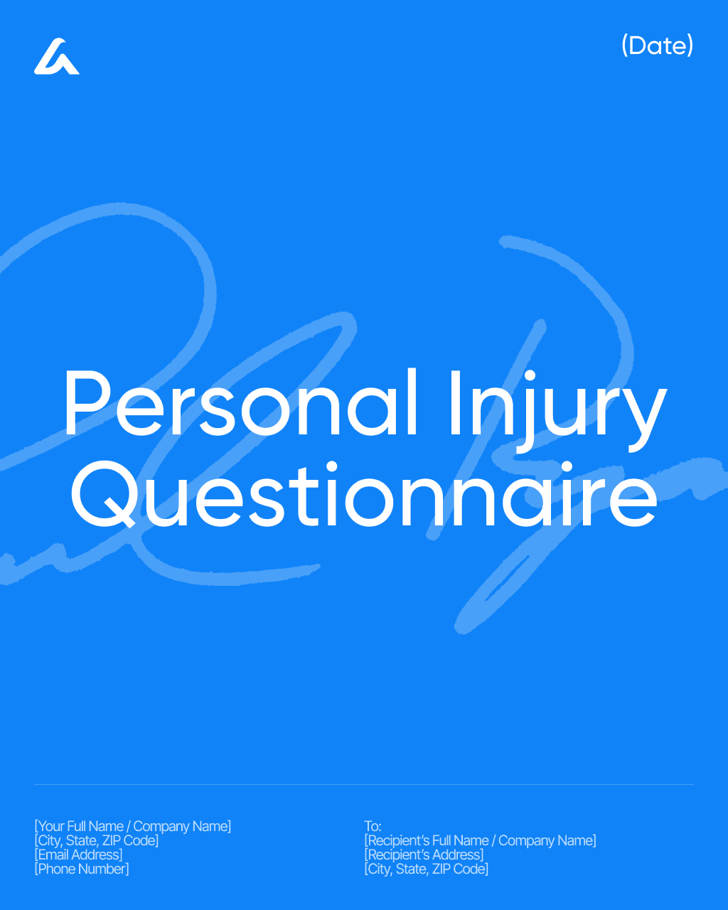 Personal Injury Questionnaire