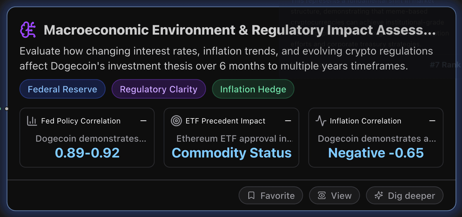 Macroeconomic Environment & Regulatory Impact Assessment