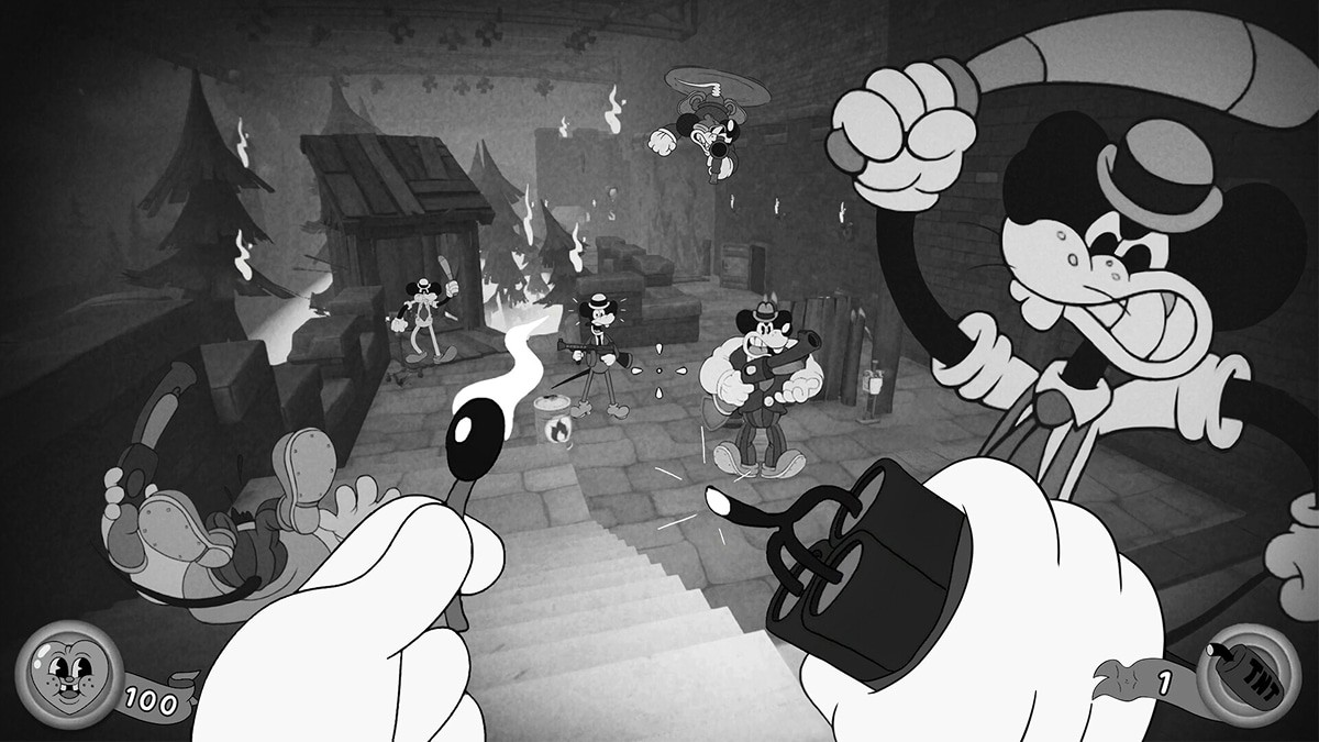 Black and white game, MOUSE: P.I. For Hire