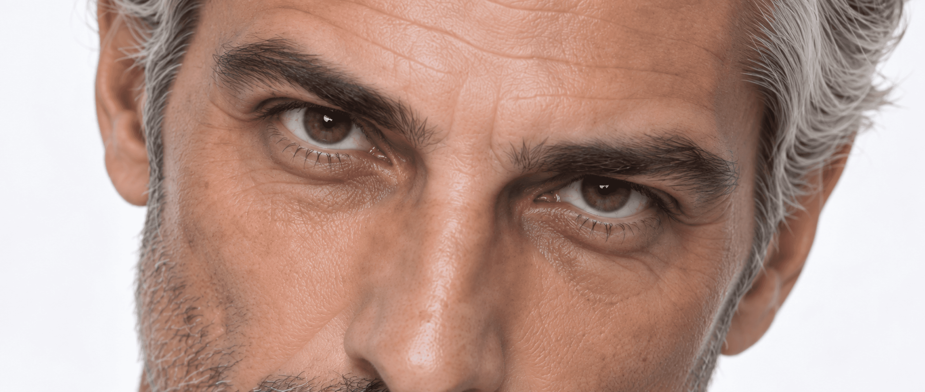 Vittorio Serra, AI model beauty close-up.