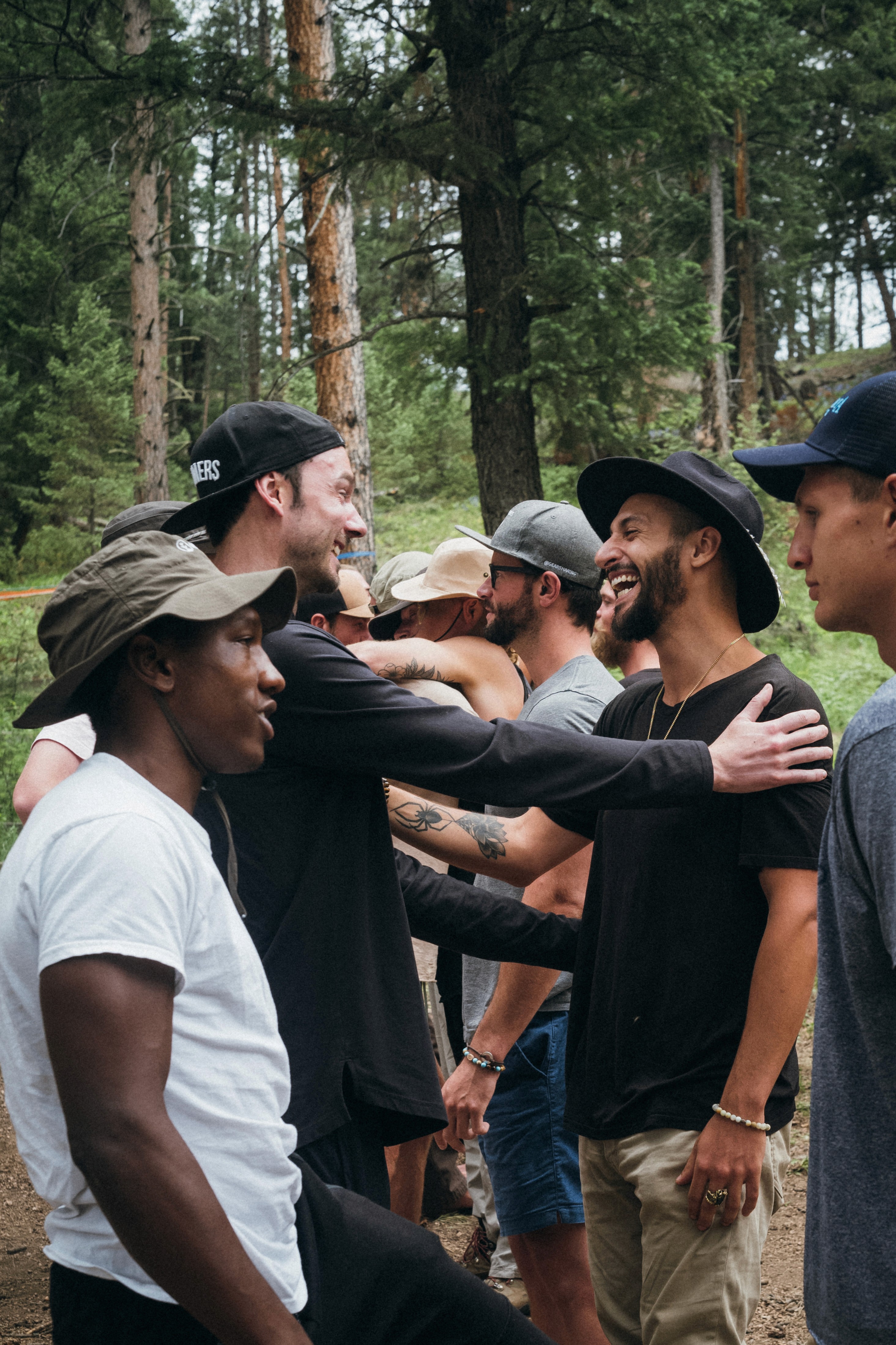 Three iPhones displaying a banking app