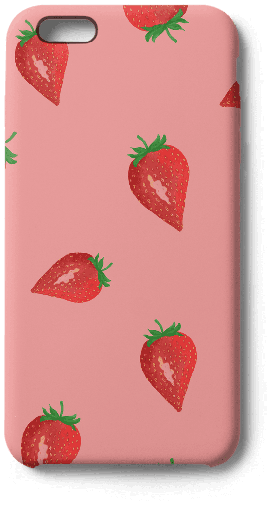 straberry pattern design phone case