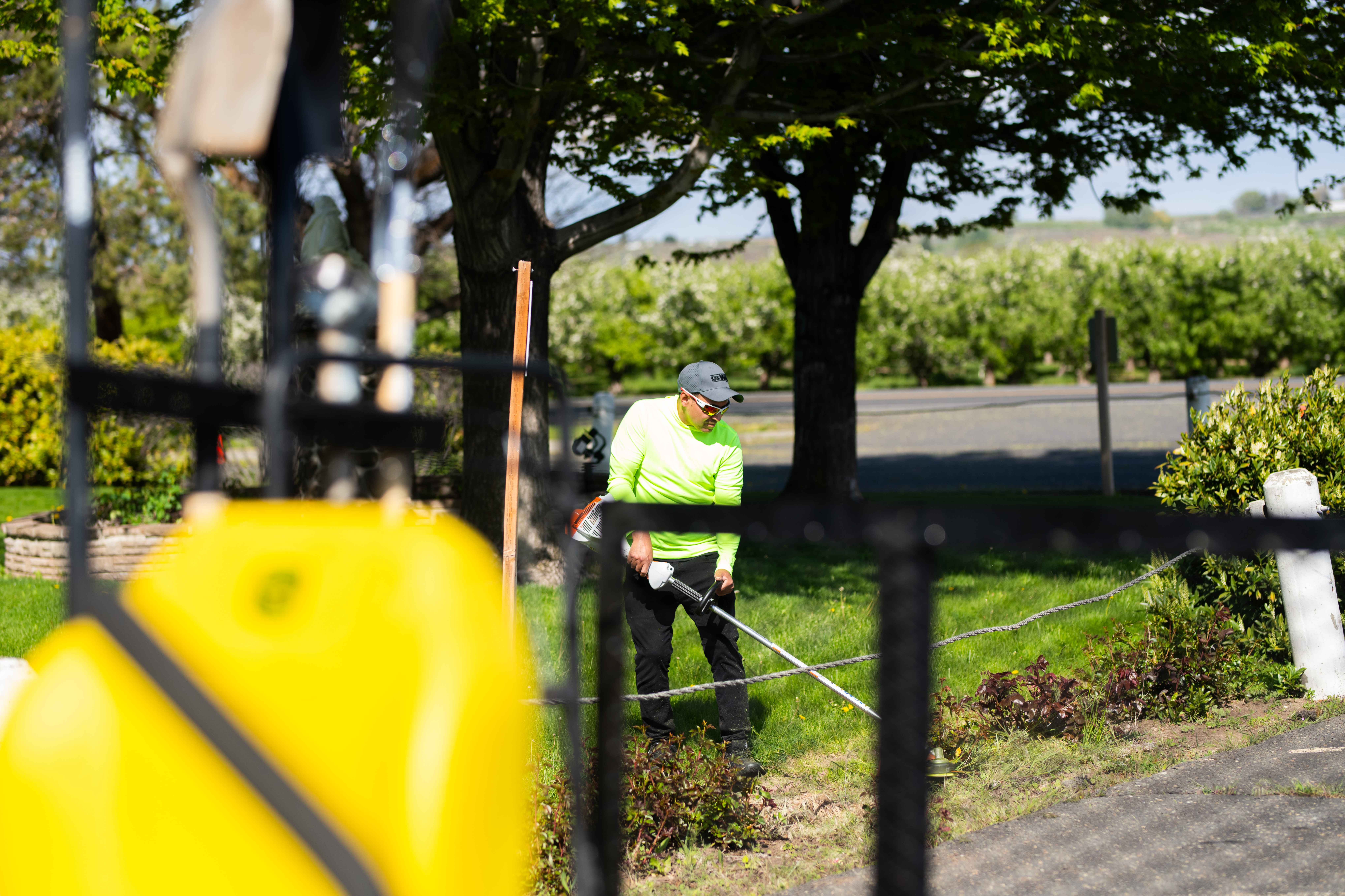 Athlete winning a race