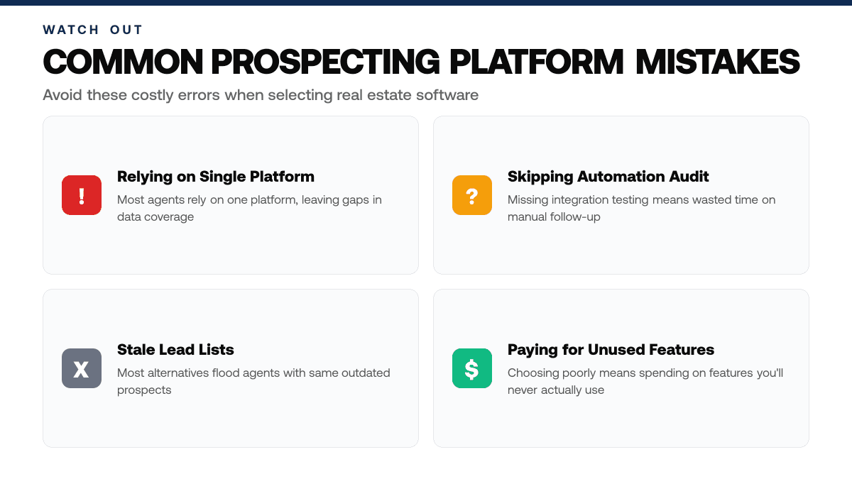 How to Choose a PropStream Alternative: A 5-Step Evaluation Framework — warning-callouts