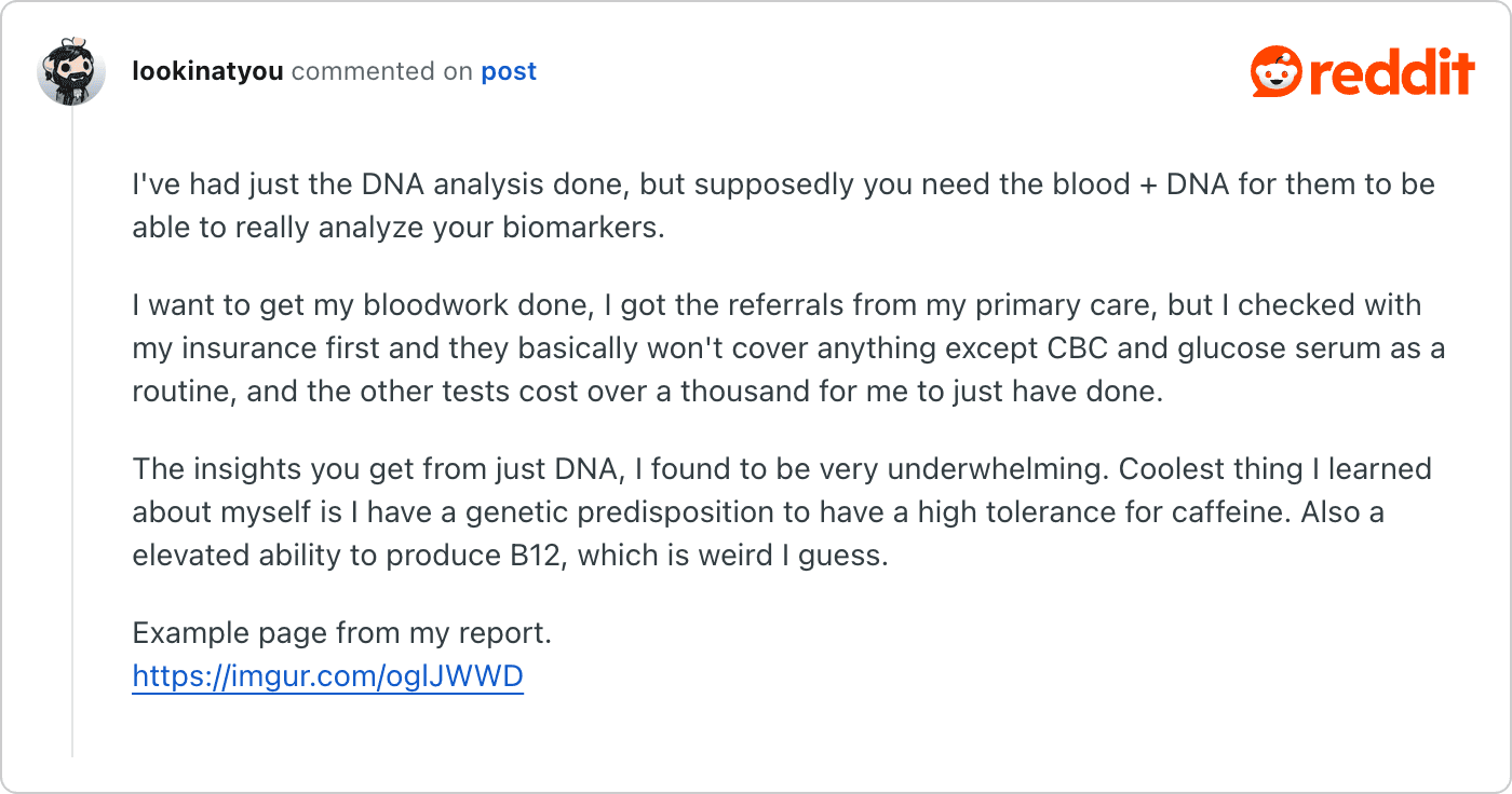 Post on Reddit