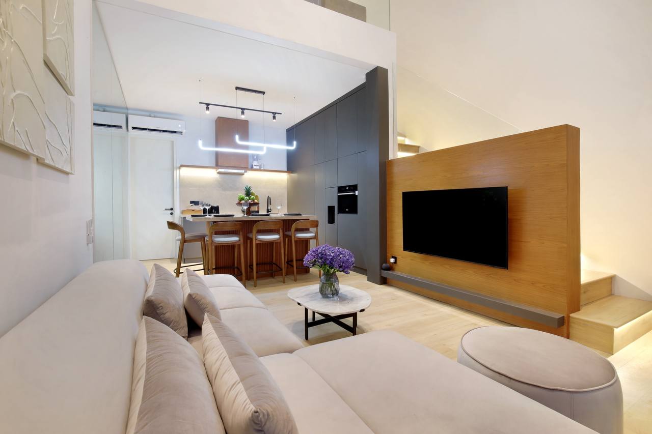 Completed 2-bedroom townhouse in Canggu, located 800 meters from the ocean