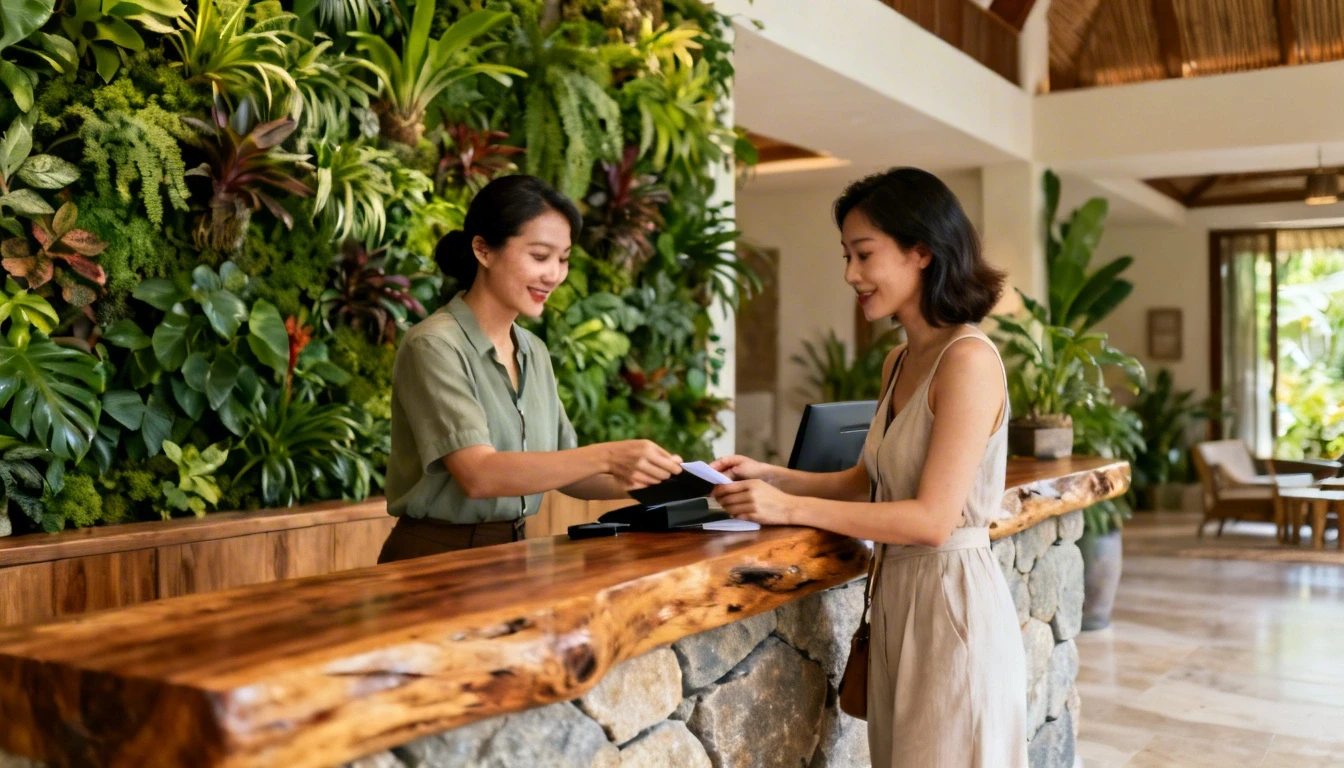 Wellness resort spa environment