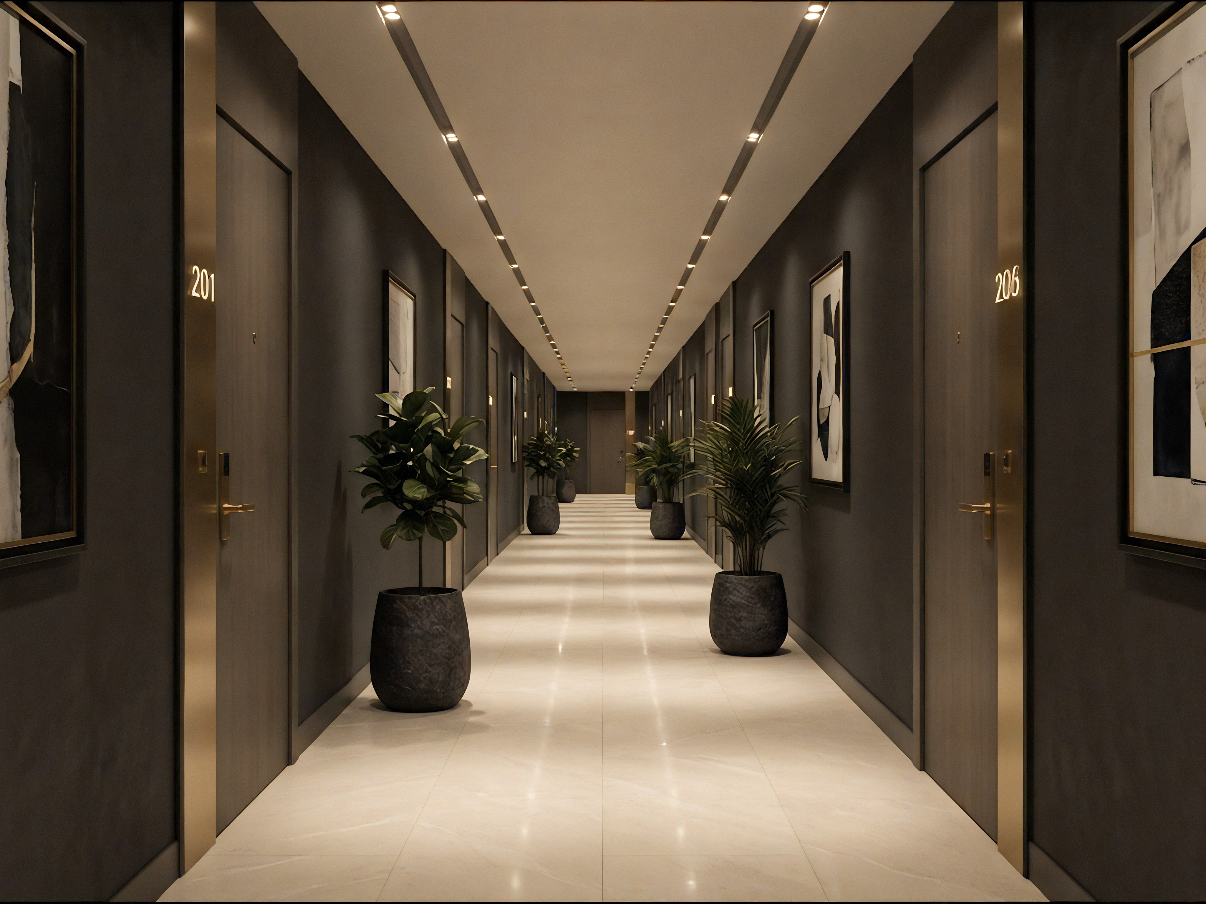 A luxurious, traditional bathroom with off-white paneled walls, white marble flooring, and intricate crown molding. Centered under a large three-paneled sash window is a white clawfoot bathtub featuring ornate gold feet and a matching gold faucet. A delicate crystal chandelier hangs directly above the tub. To the left, a walk-in shower with marble wall tiling and a glass door is visible, with a white towel hanging on a gold rail nearby. To the right, a white vanity with a marble countertop holds a gold faucet, paired with a gold-framed mirror and a classic wall sconce. The room is filled with bright, natural light, creating an airy and sophisticated atmosphere.