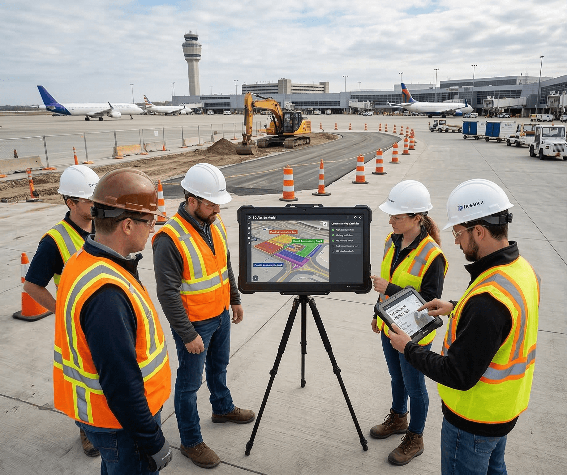 Airside Construction Coordination & Phased Commissioning 