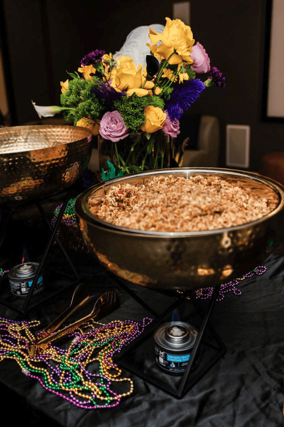 buffet display at event