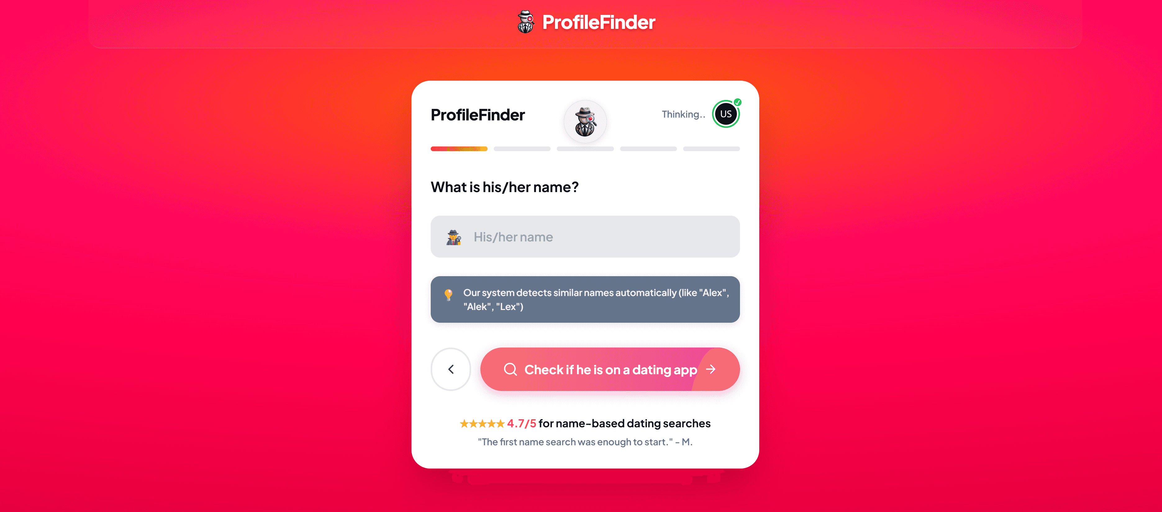 Profilefinder Ai Search