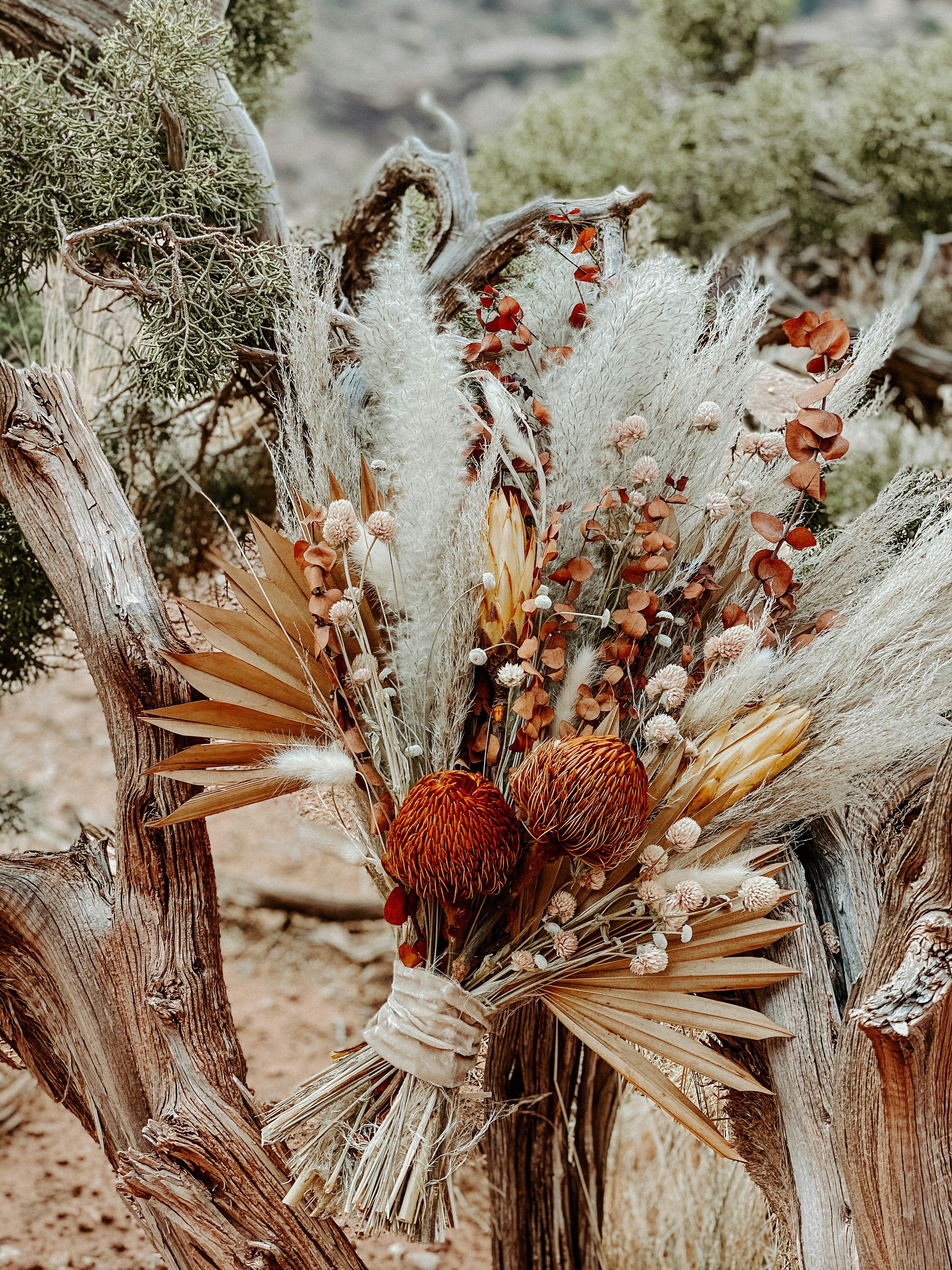 A natural wedding bouquet