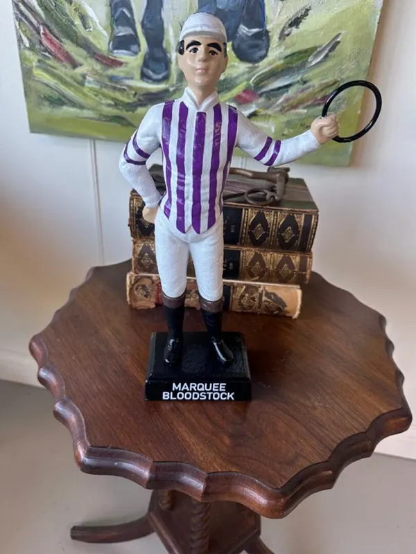 Custom Cast Iron Desk Jockey 2 - Riders Up