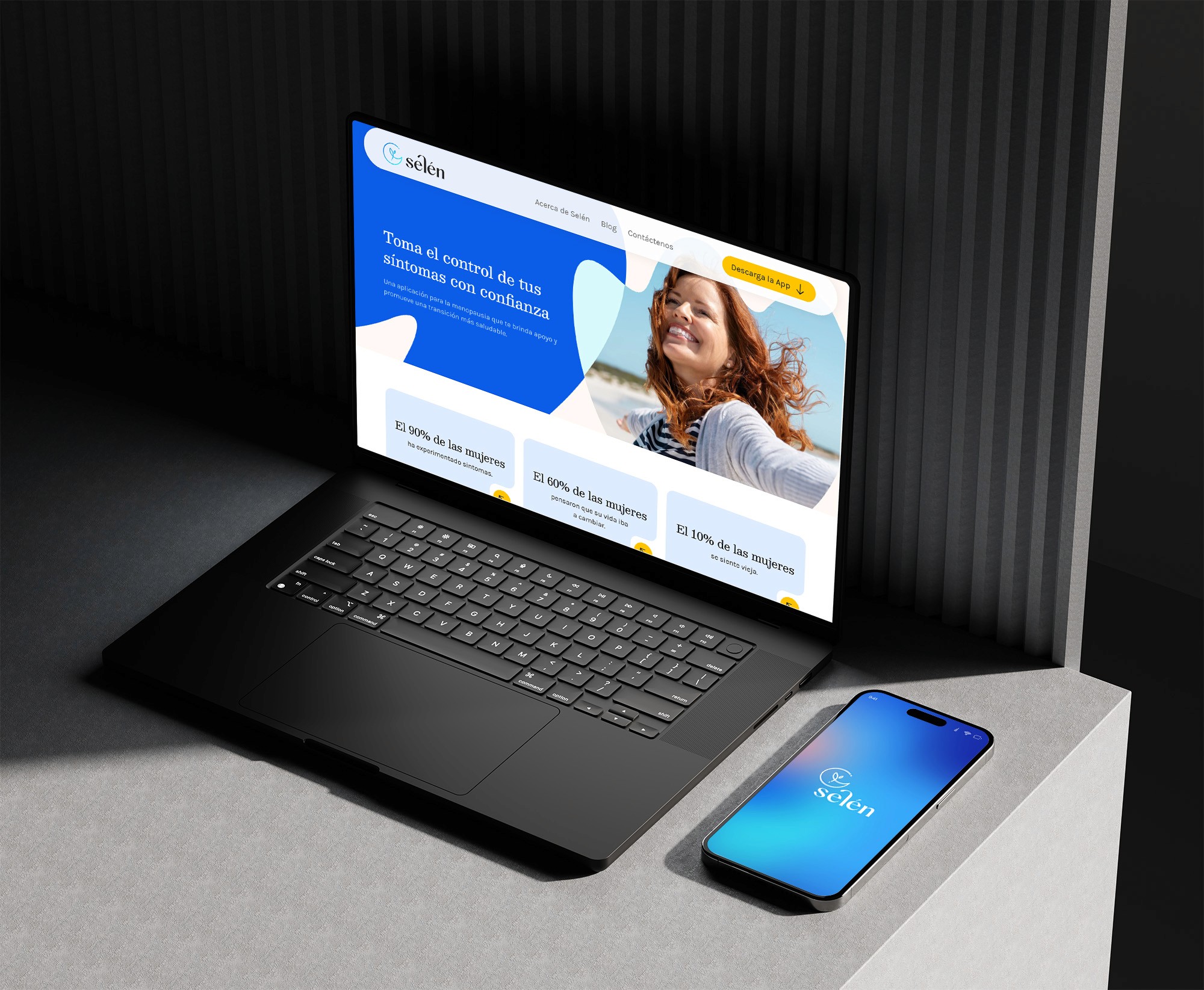 a cell phone on a bench