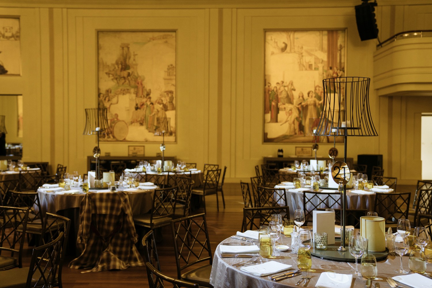 Conference dinner at Myer Mural Hall