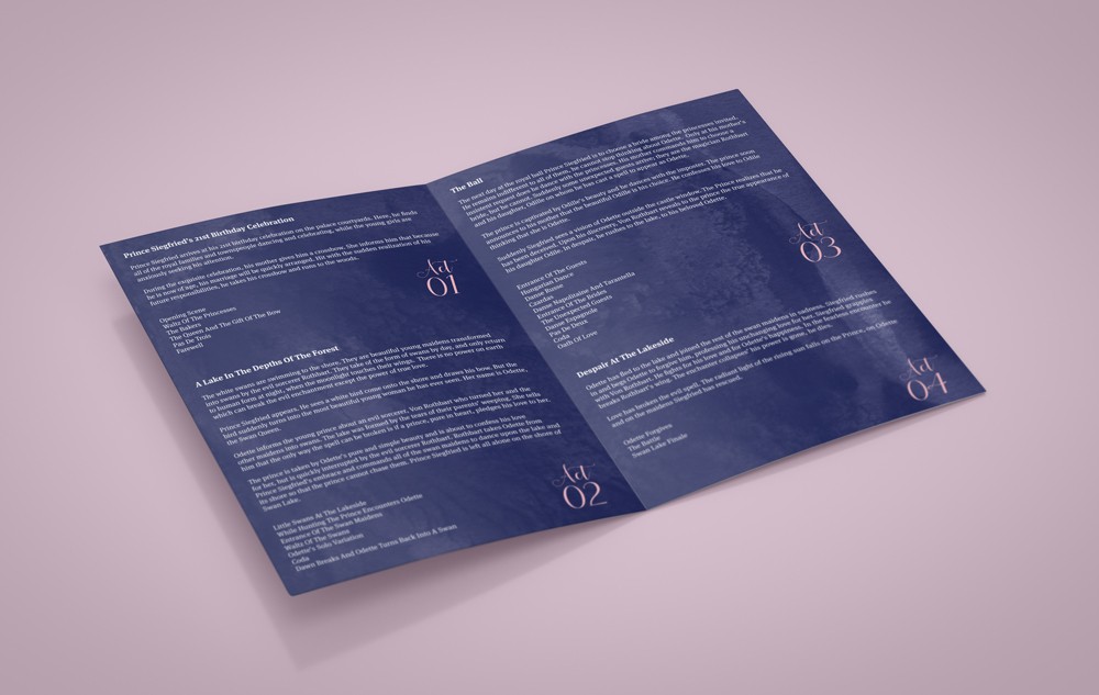 Programme Schedule for Swan Lake