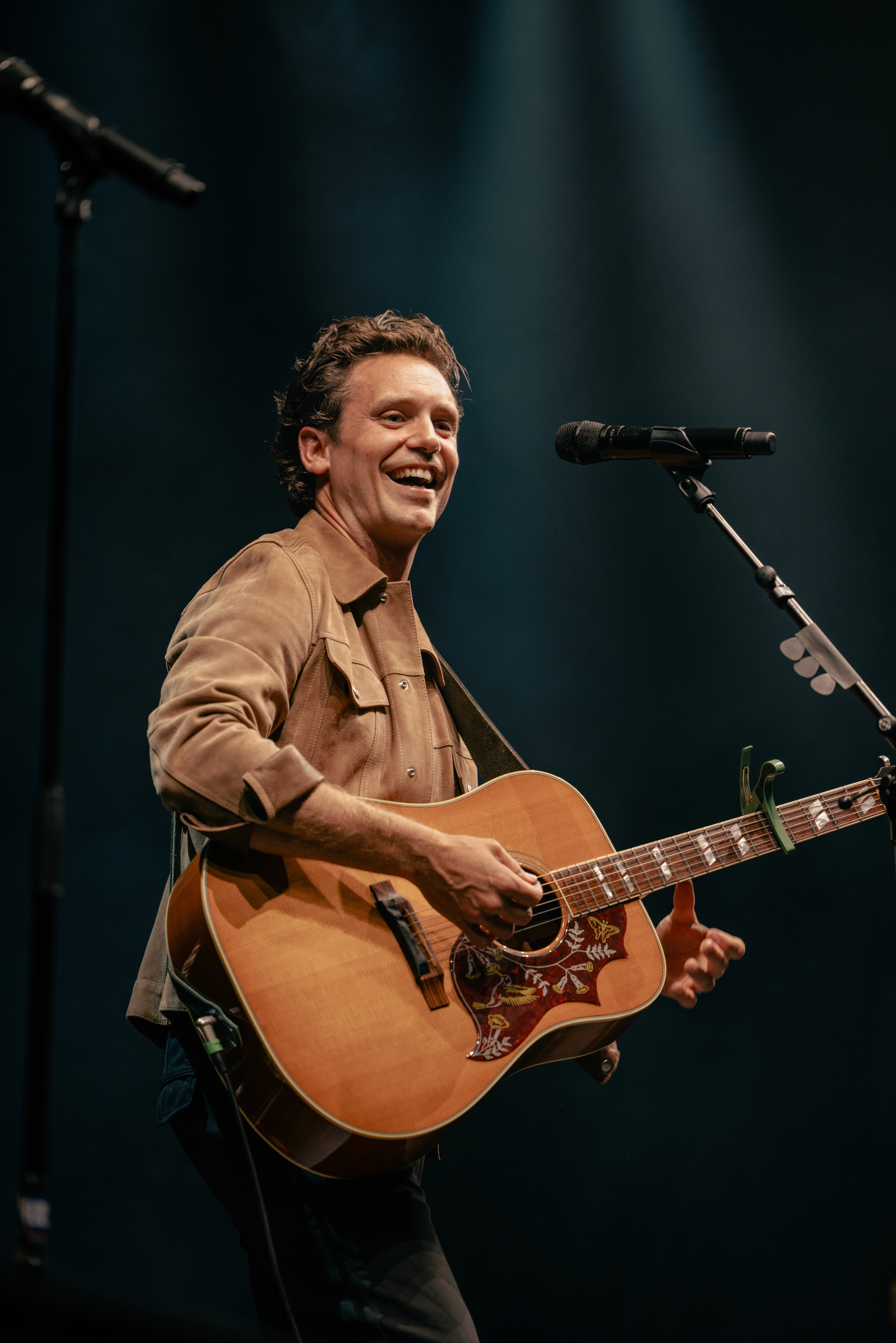 Stylish model in crowd