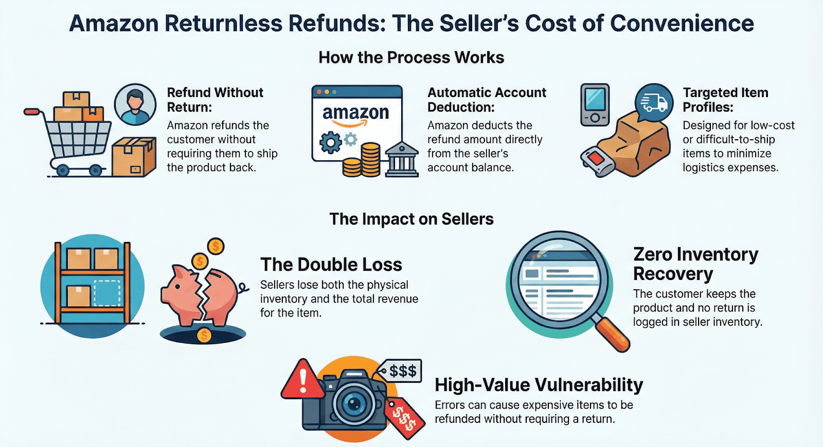  How Amazon returnless refunds affect sellers