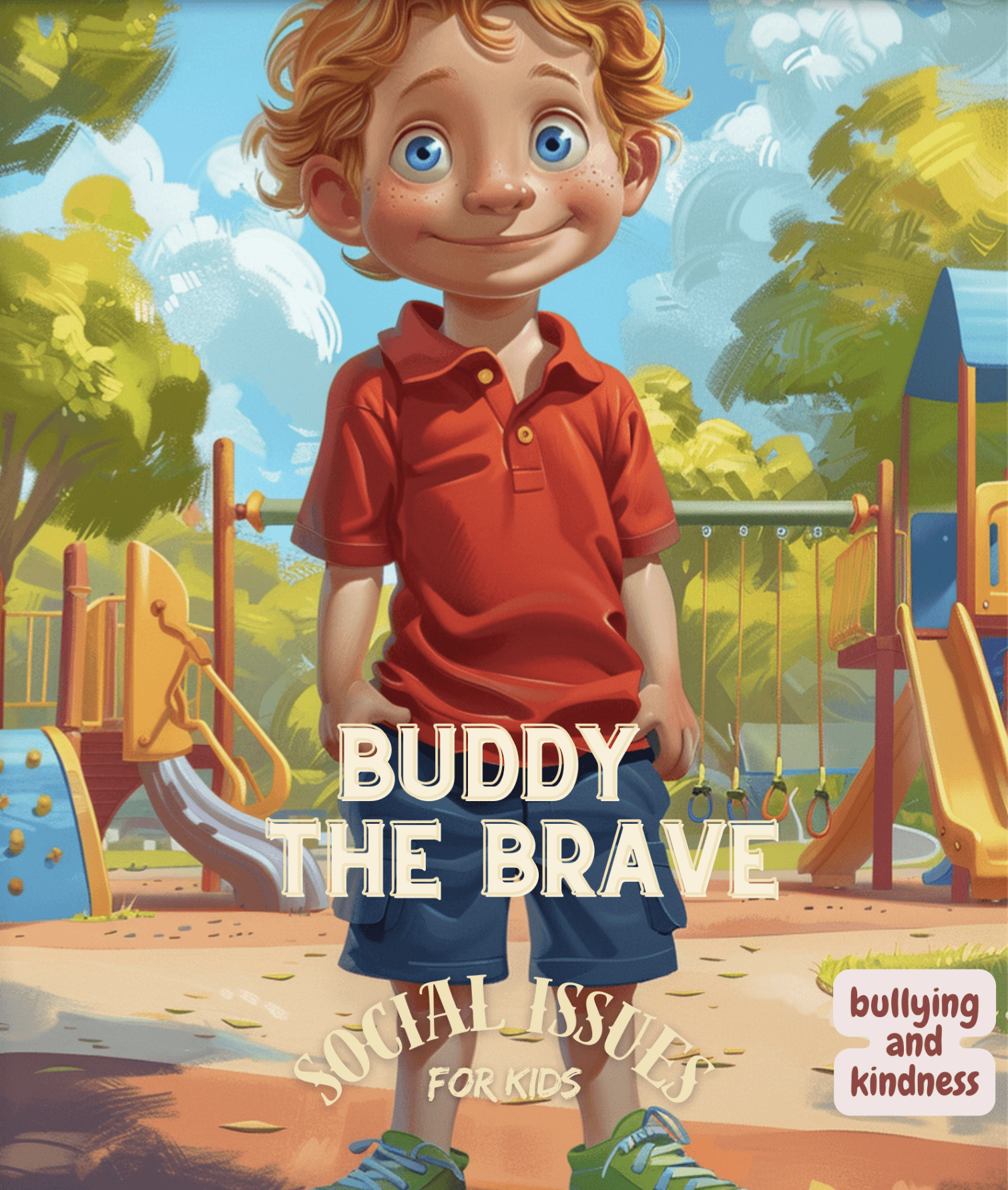 Interactive Create Your Adventure digital book cover featuring Buddy The Brave