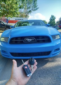 ford mustang 2017 car key duplicated by carkeyaction