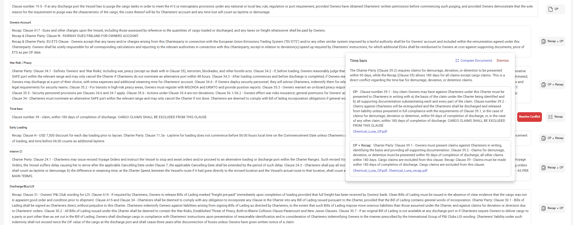 Marcura’s Voyage Instructions tool automates the creation of draft instructions directly within DA-Desk.
