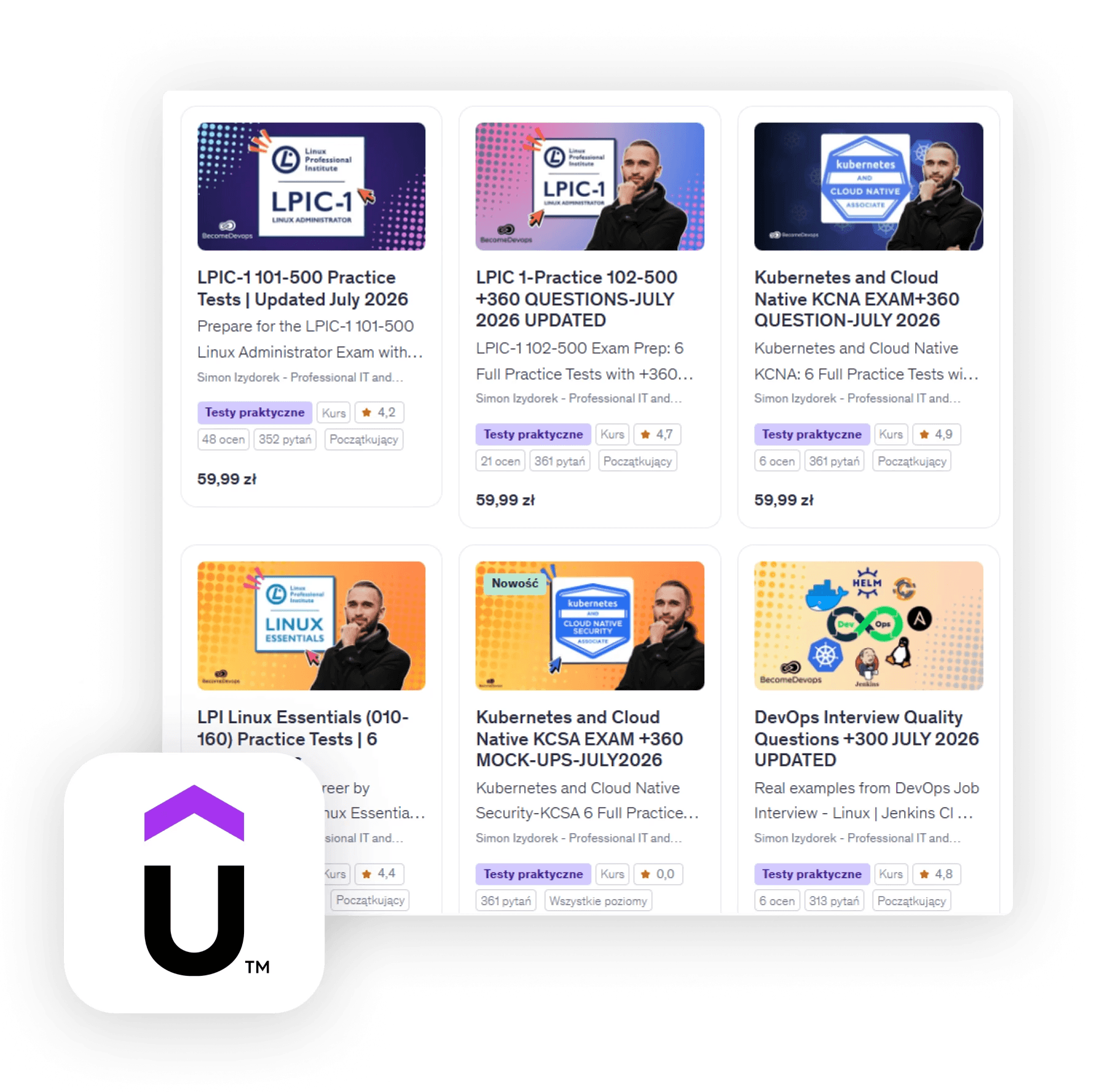 BecomeDevops training and technical content featured on Udemy