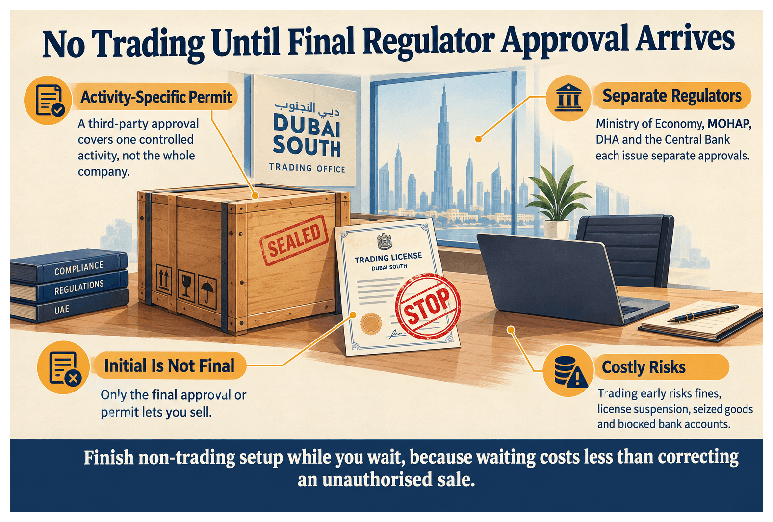 Infographic: Can You Start Trading Before Your Regulator Approval Arrives