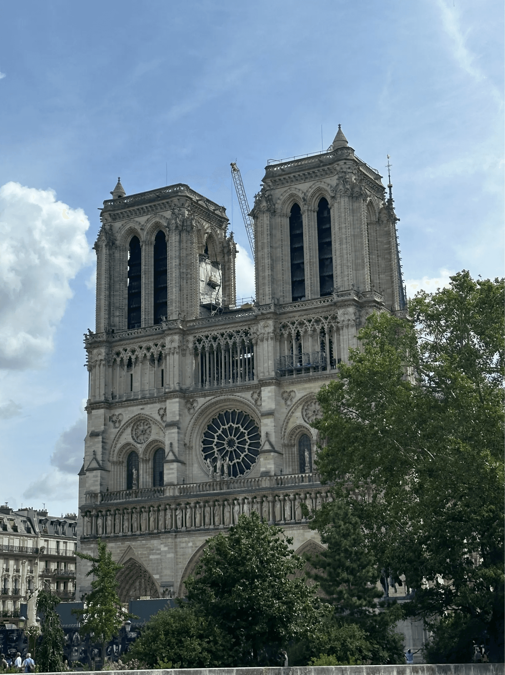 Day 2: Notre-Dame Cathedral exterior and the surrounding in Paris