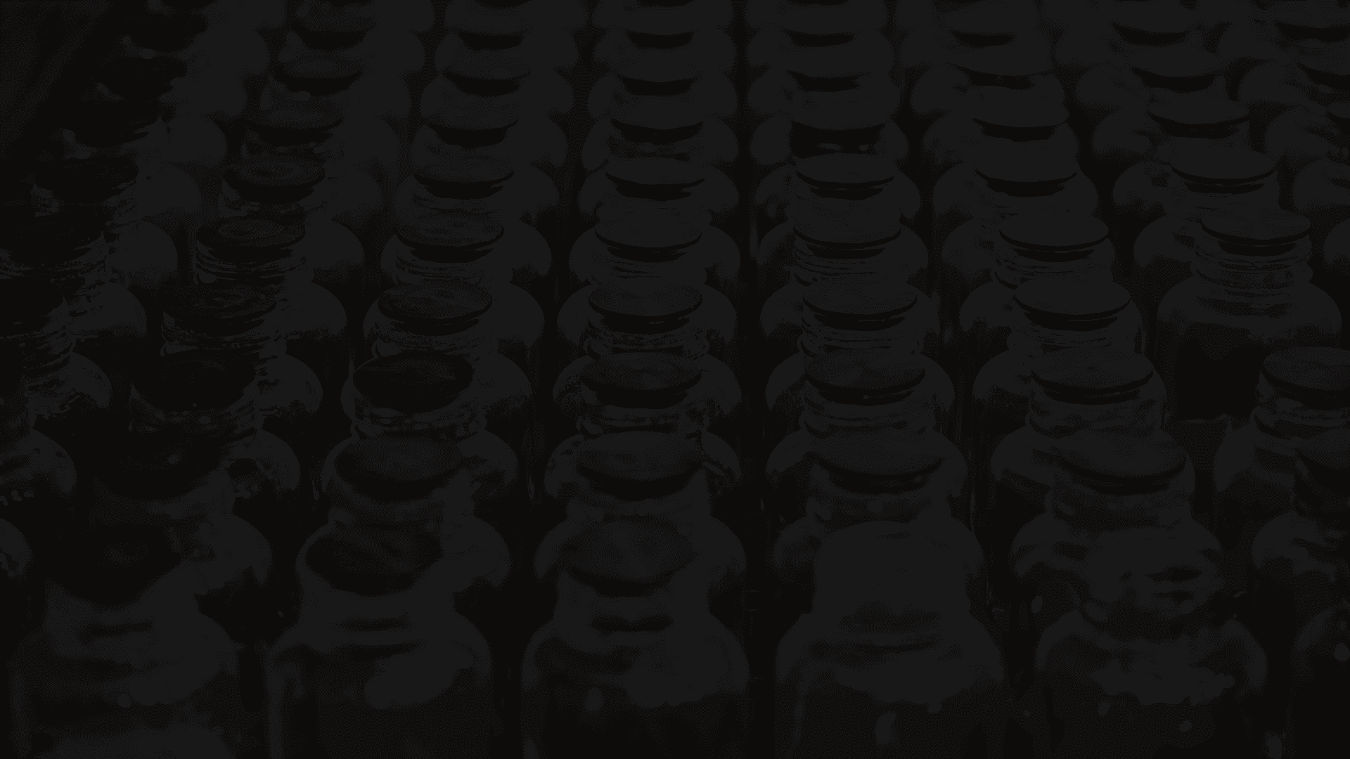 Bottles of colored dyes.