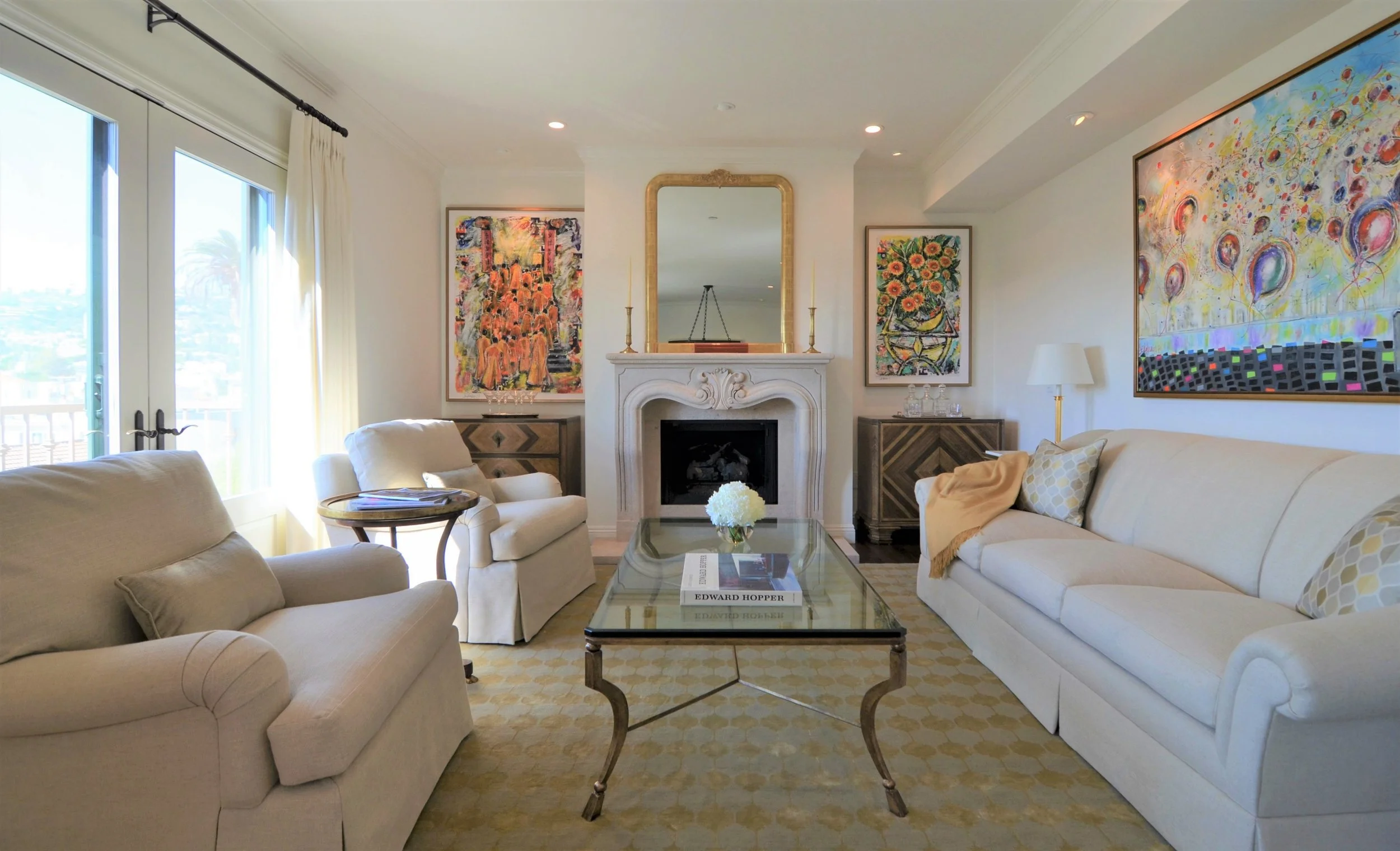 Temporary project interior