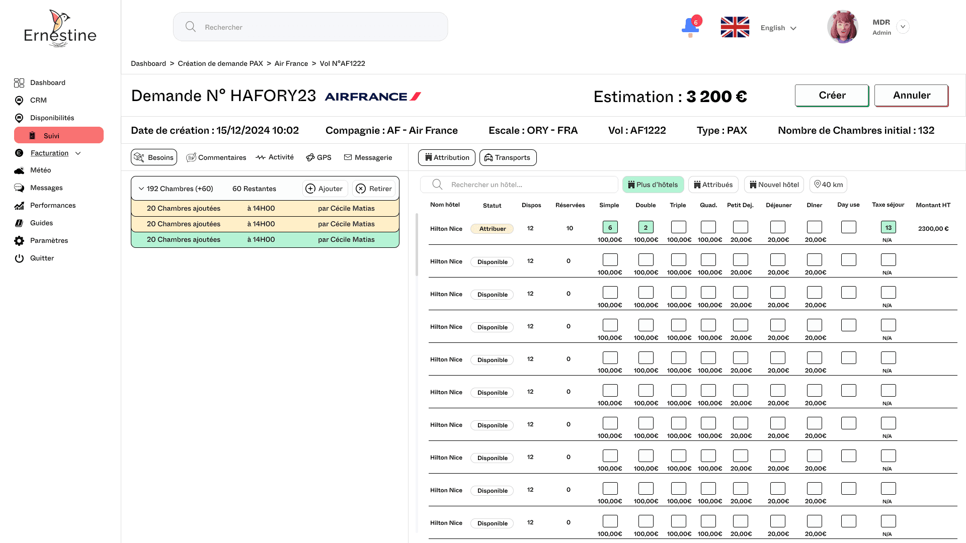 ernestine web app 33