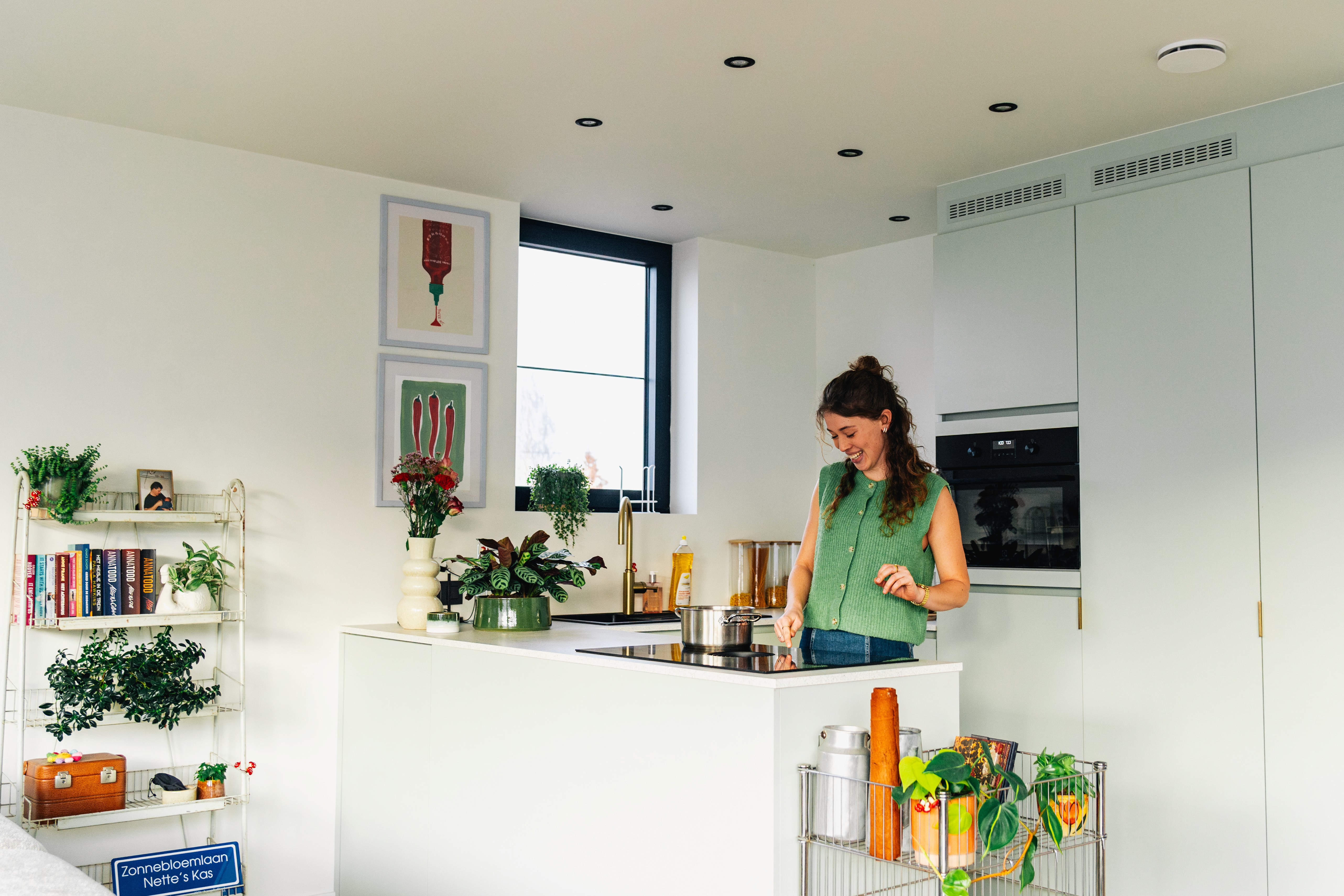 keuken in woning gebouwd door hubley voor klant Nette De Mol