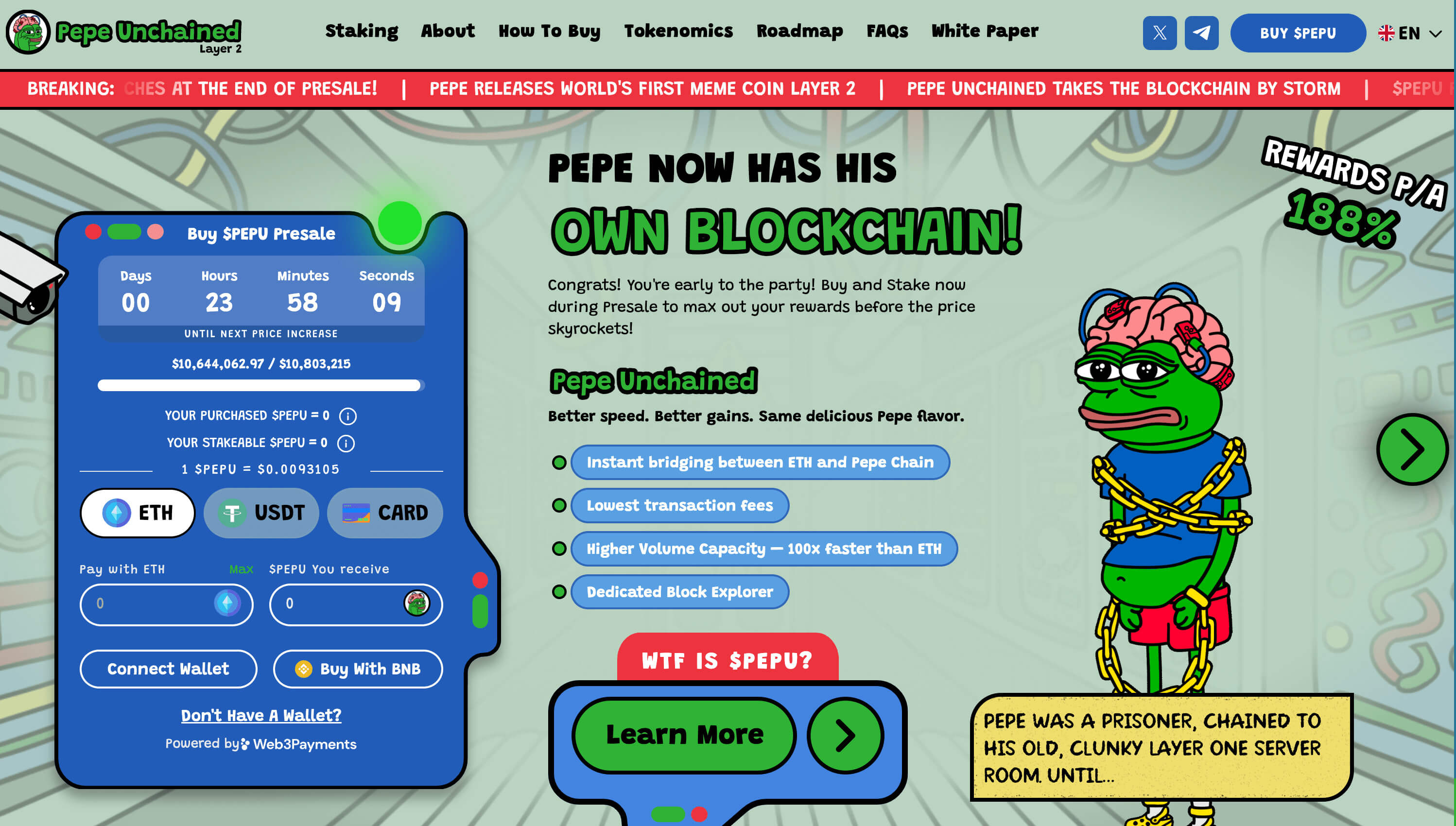 Pepe Unchained ICO