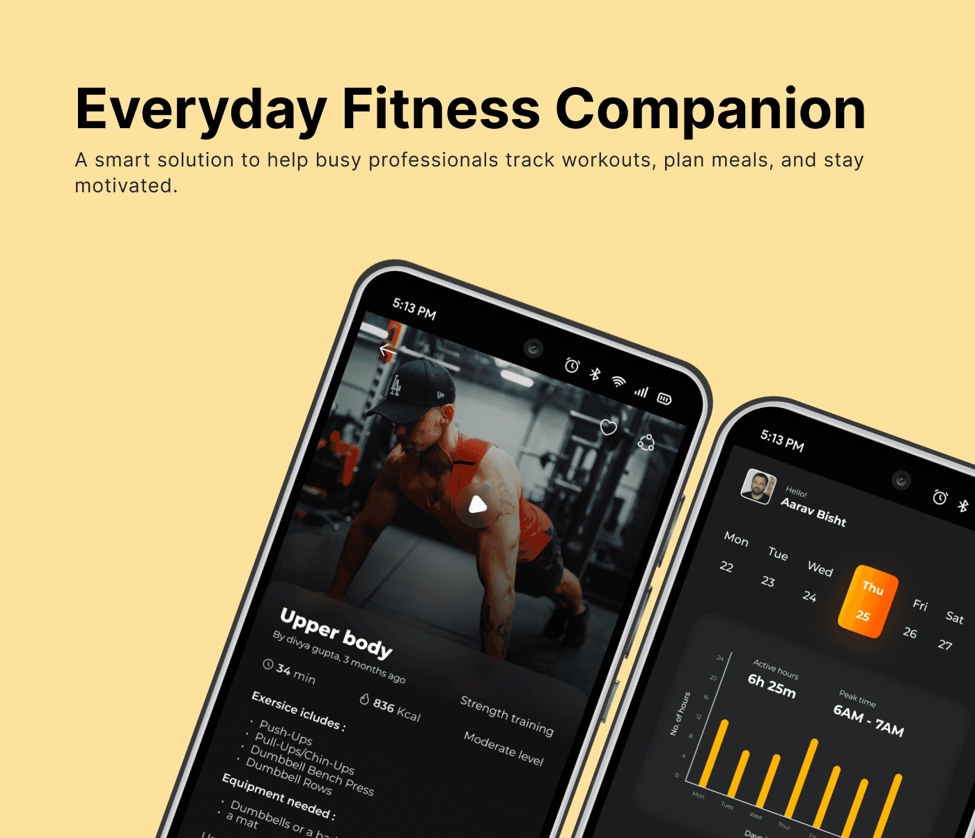 Revive is fitness tracking application that helps busy young professionals stay fit by making health easy to manage alongside demanding careers.