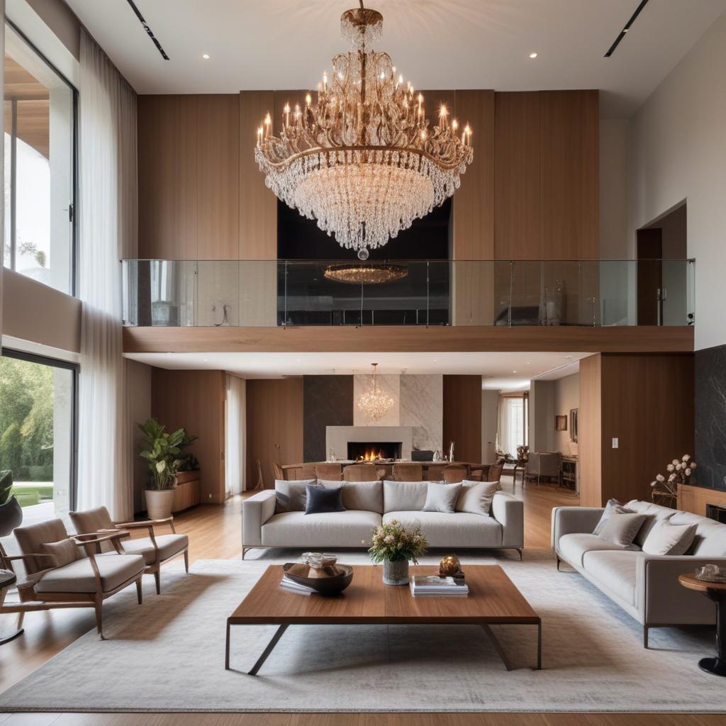 living room chandelier