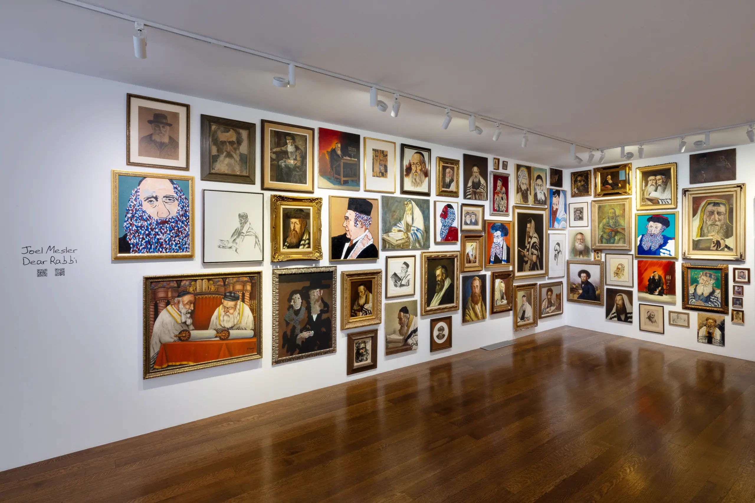 Dear Rabbi Installation view, Joel Mesler